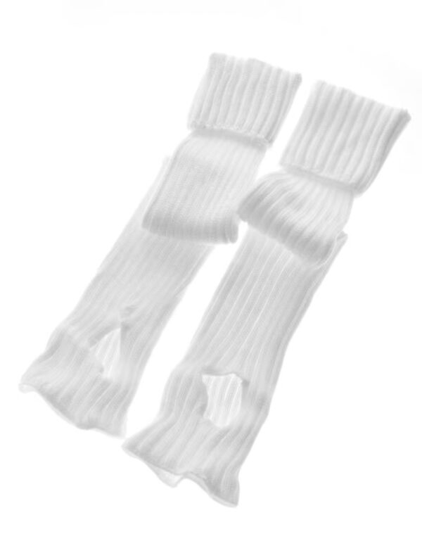 Kostümzubehör Ballettstulpen 60cm weiß