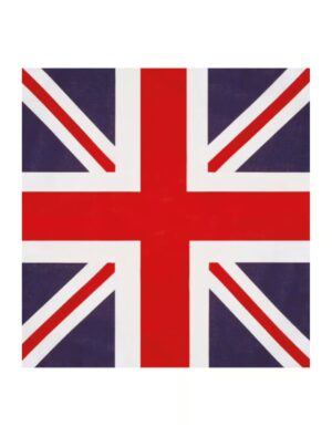 Kostümzubehör Bandana UK Farbe: rot/blau