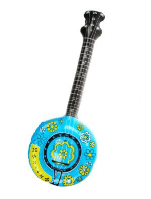 Kostümzubehör Banjo aufblasbar Farbe:
