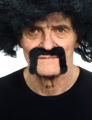 Kostümzubehör Bart Hogan schwarz