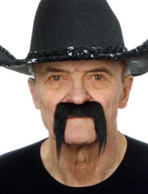 Kostümzubehör Bart Wikinger schwarz