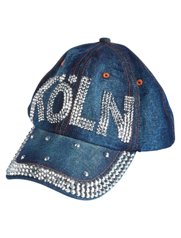 Kostümzubehör Baseball Cap Jeans Köln Farbe: blau