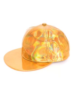 Kostümzubehör Baseball Cap Laser gold one size