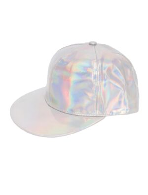Kostümzubehör Baseball Cap Laser silber one size