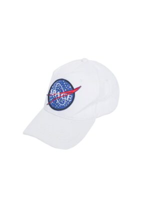 Kostümzubehör Baseball Cap Space Farbe: weiß