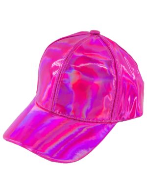 Kostümzubehör Baseballcap metallic pink one size