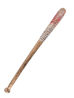 Kostümzubehör Baseballschläger mit Stacheldraht Farbe: braun