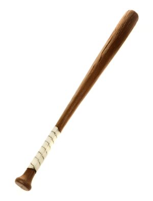 Kostümzubehör Baseballschläger weißer Griff 84