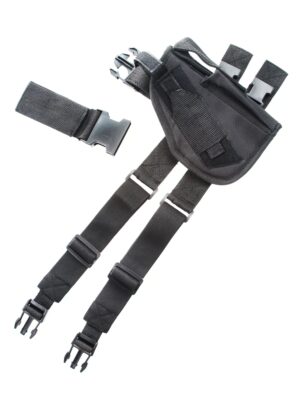 Kostümzubehör Beinholster rechts Farbe: schwarz