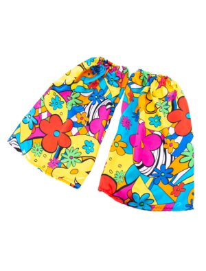 Kostümzubehör Beinstulpen Flower Power Farbe: mehrfarbig