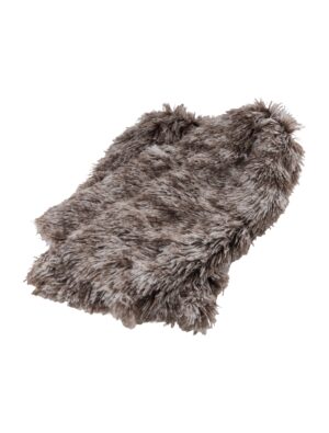 Kostümzubehör Beinstulpen Plüsch 38cm braun/weiß one size