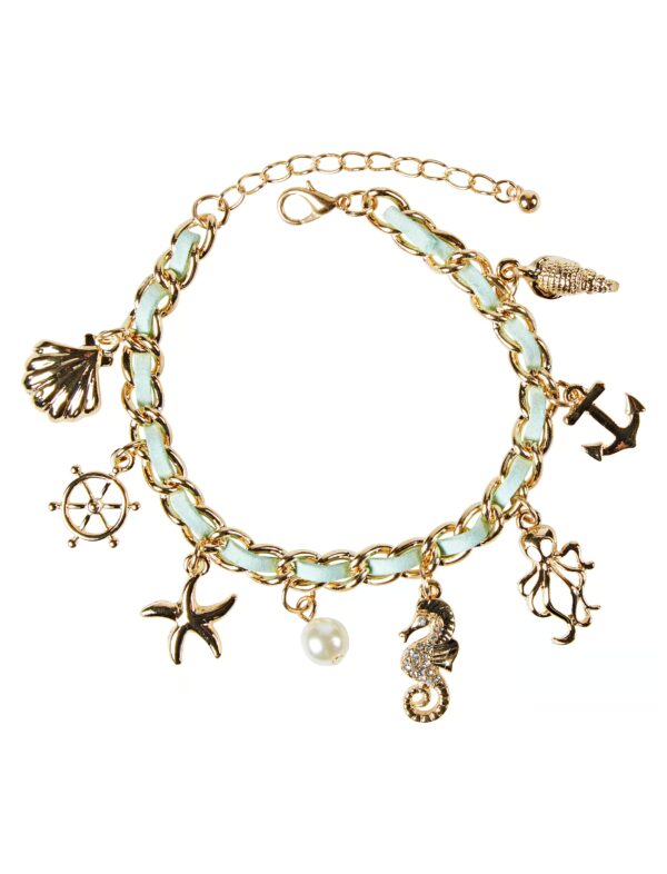 Kostümzubehör Bettelarmband Marine Farbe: gold