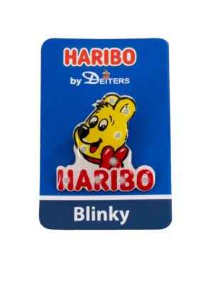 Kostümzubehör Blinky HARIBO Goldbären rot/gelb