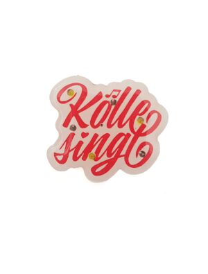 Kostümzubehör Blinky Kölle singt Farbe: rot/weiß