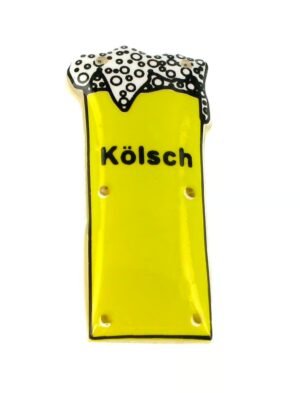 Kostümzubehör Blinky Kölschglas Farbe: gelb