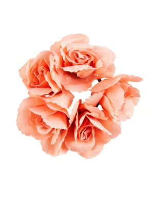 Kostümzubehör Blumenarmband apricot