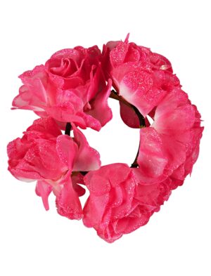 Kostümzubehör Blumenarmband pink