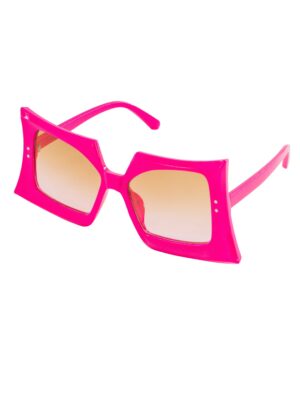 Kostümzubehör Brille 70s pink