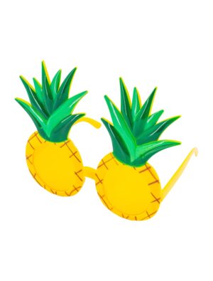 Kostümzubehör Brille Ananas gelb/grün