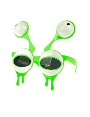 Kostümzubehör Brille Außerirdischer Farbe: grün