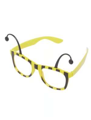 Kostümzubehör Brille Biene Farbe: gelb