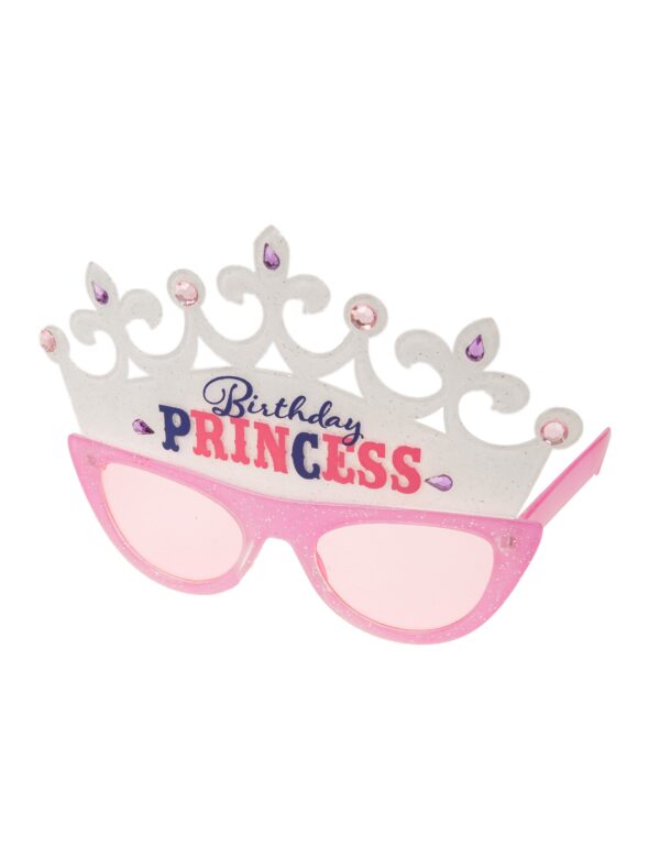 Kostümzubehör Brille Birthday Princess Farbe: pink/weiß