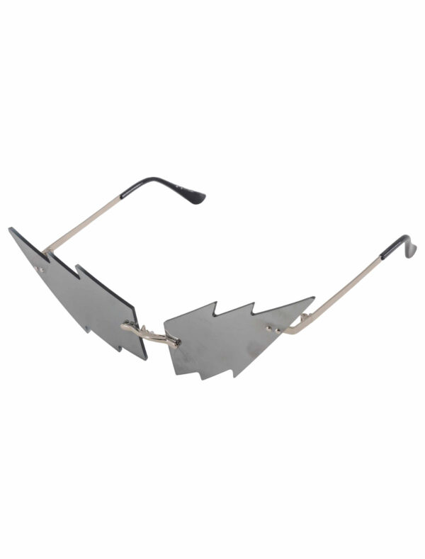 Kostümzubehör Brille Blitz schwarz