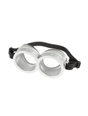 Kostümzubehör Brille Bob Farbe: silber