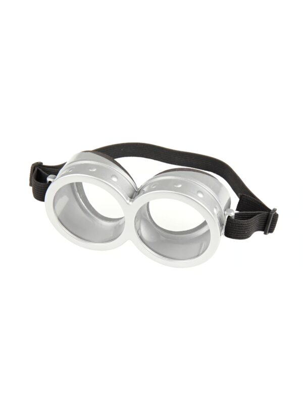 Kostümzubehör Brille Bob Farbe: silber