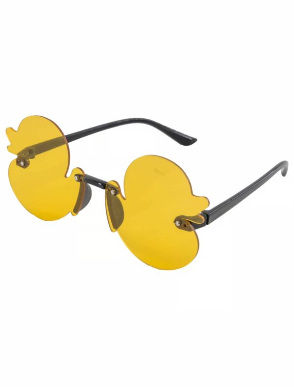 Kostümzubehör Brille Ente gelb