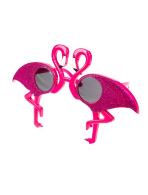 Kostümzubehör Brille Flamingo Farbe: pink
