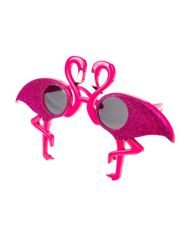 Kostümzubehör Brille Flamingo Farbe: pink