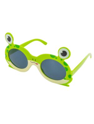 Kostümzubehör Brille Frosch grün