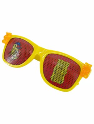 Kostümzubehör Brille HARIBO Goldbären bunt