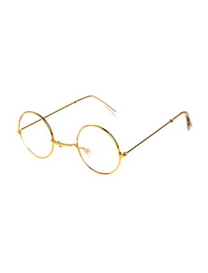 Kostümzubehör Brille Harry Farbe: gold