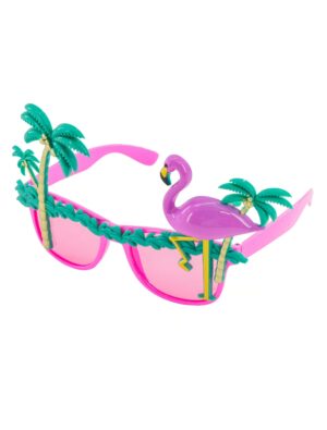Kostümzubehör Brille Hawaii pink