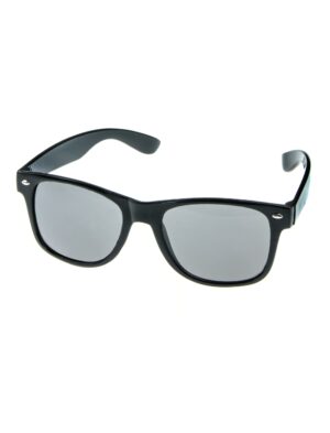 Kostümzubehör Brille James schwarz