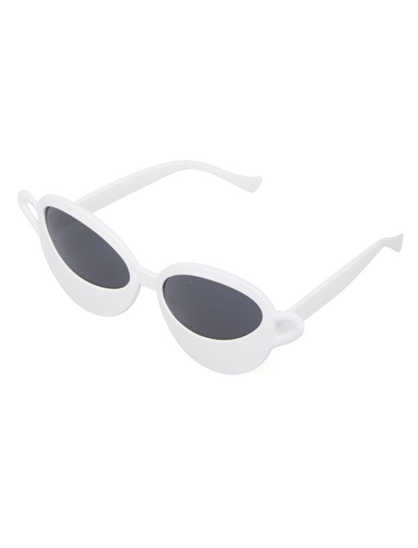 Kostümzubehör Brille Kaffeetassen Farbe: weiß