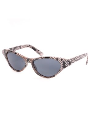 Kostümzubehör Brille Leopard schwarz/weiß