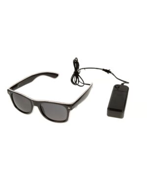 Kostümzubehör Brille Neon Beam weiß