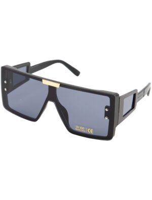 Kostümzubehör Brille Pilot schwarz Einheitsgröße