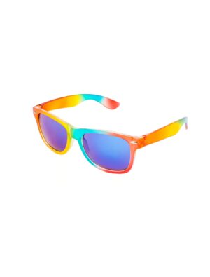 Kostümzubehör Brille Regenbogen verspiegelt rainbow