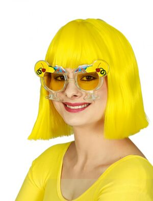 Kostümzubehör Brille Strandparty bunt Farbe: bunt