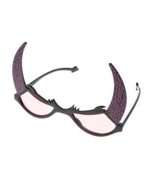 Kostümzubehör Brille Teufel rot