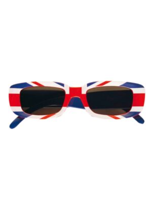 Kostümzubehör Brille UK Farbe: rot/blau