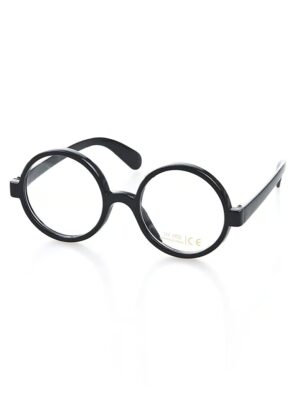Kostümzubehör Brille Zauberer Farbe: schwarz