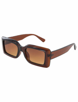Kostümzubehör Brille eckig braun