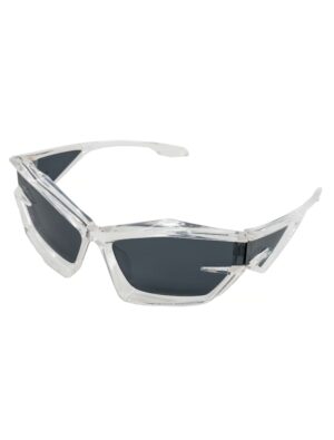 Kostümzubehör Brille eckig transparent