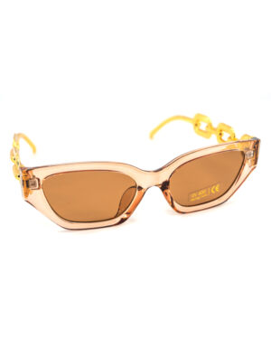 Kostümzubehör Brille mit Kettenbügeln gold