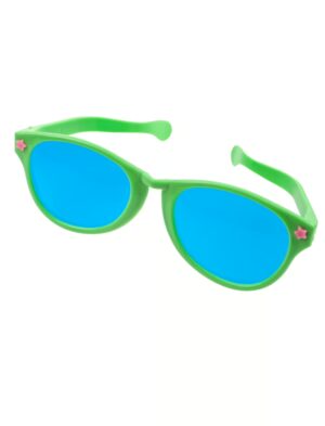 Kostümzubehör Brille riesig grün
